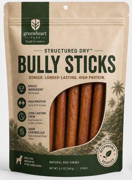 Greenheart Bully Sticks pack